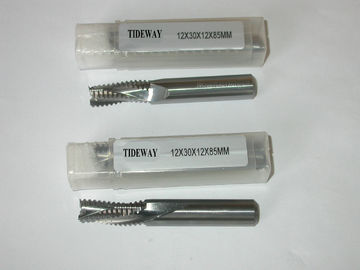 Mikro-Hububat CNC Karbit Bitleri Sert Karbür 3 Flüt Kaba Sarmal Bits, Aşağı / Yukarı Kesim