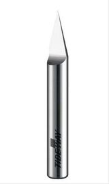 Çelik, Bakır, Alüminyum CNC Karbür Uçlarını Kesmek İçin Mikro-Taneli Solid Carbide V Graver