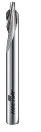 Mikro-Taneli Solid Carbide Bir Flüt Sprial Sıkıştırma Graver CNC Karbür Uçları