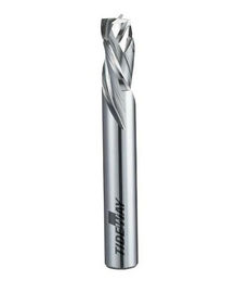 Kereste Kesme için CNC Karbür Uçları 3 Parçalı Sıkıştırılmış Spiral Bits