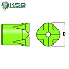 Yüksek Performanslı 45mm 2 &quot;H25 Cross Bits Çelik CNC Matkap Uçları