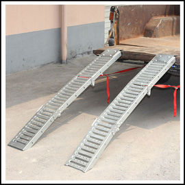 Yüksek Performanslı Kamyonlar / Vinçler Çelik Katlanır Rampalar 98x24x11CM